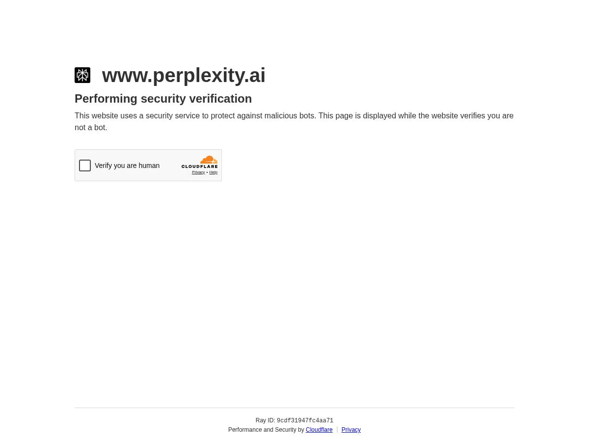 Perplexity AI Screenshot