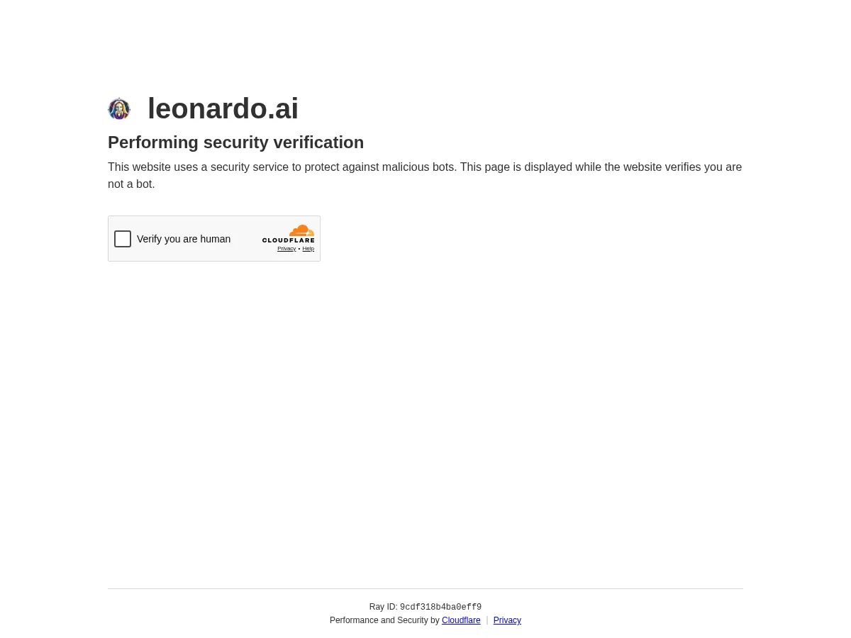 Leonardo AI Screenshot