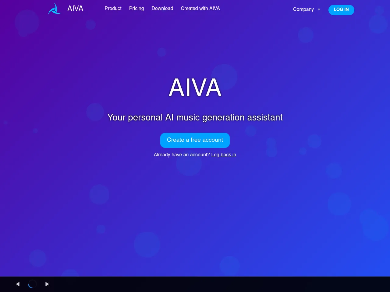 AIVA Screenshot