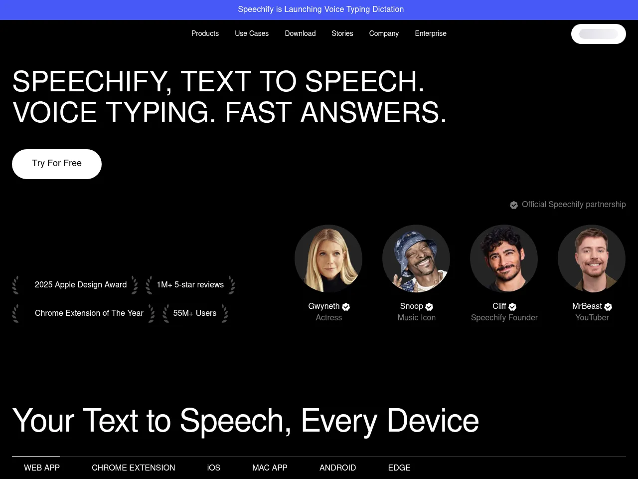 Speechify Screenshot