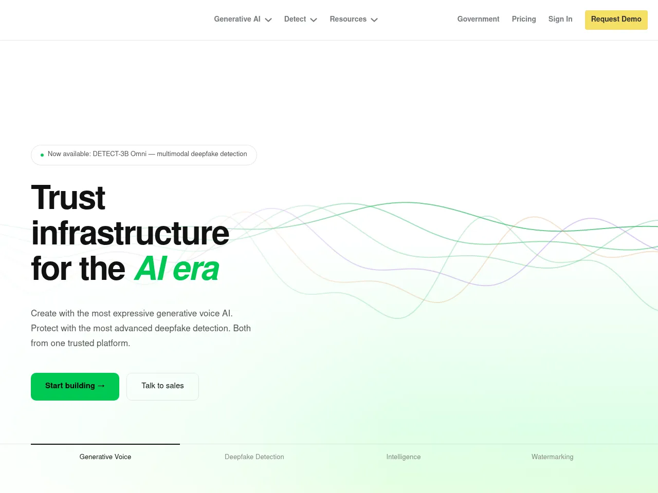 Resemble AI Screenshot