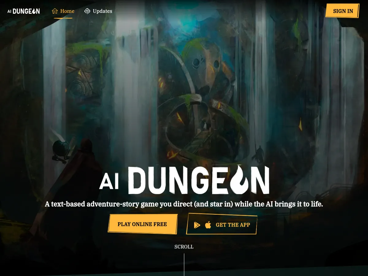 AI Dungeon Screenshot