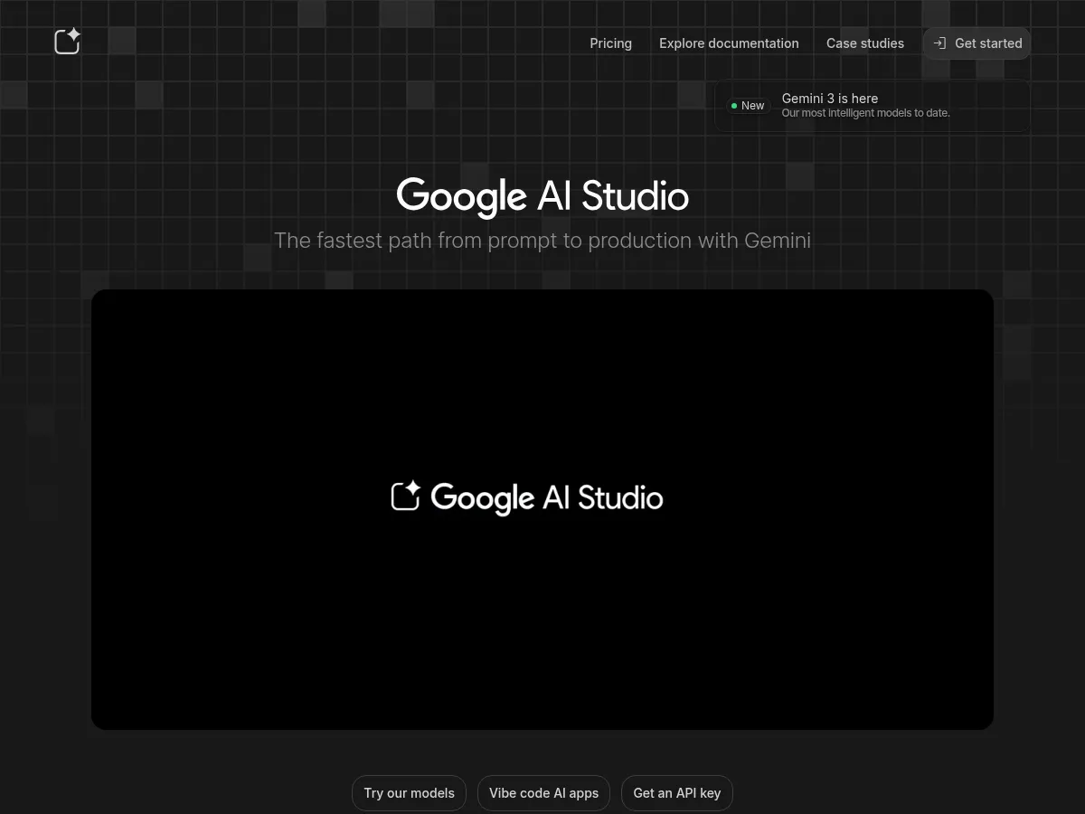 Google AI Studio