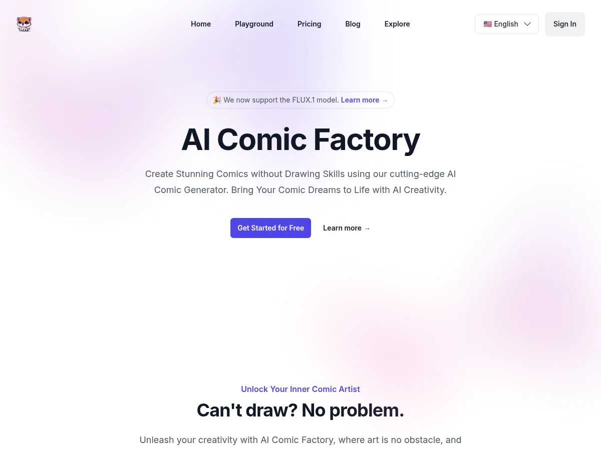 AI Comic Factory Screenshot