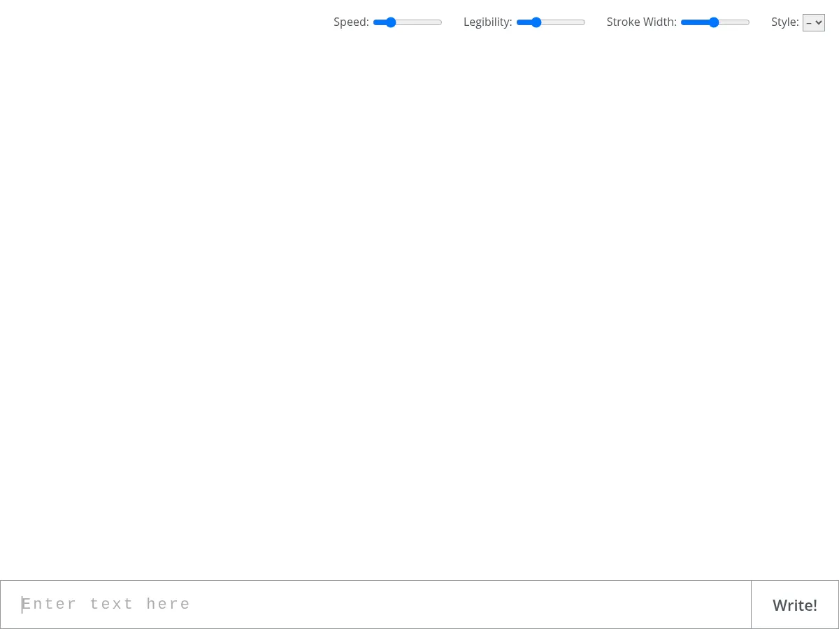 Calligrapher.ai Screenshot