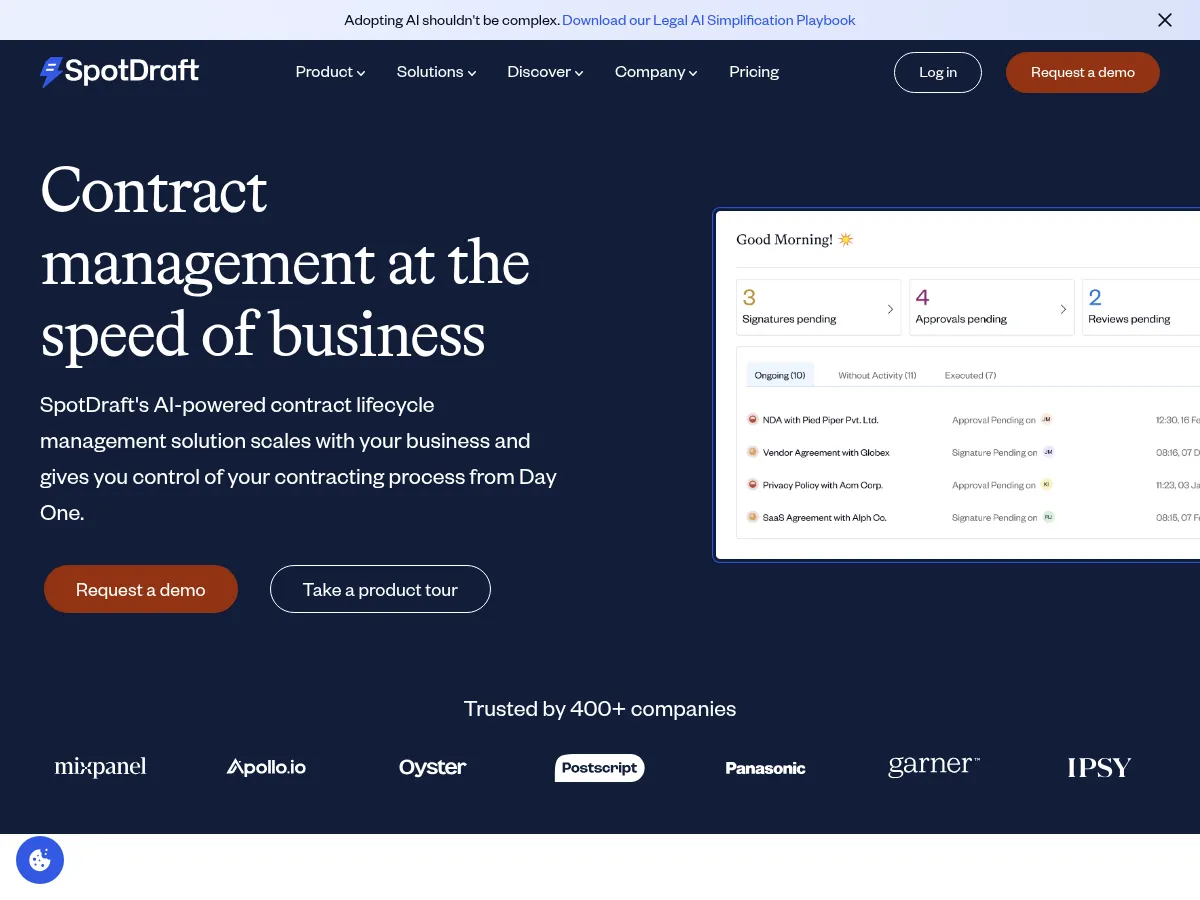SpotDraft Screenshot