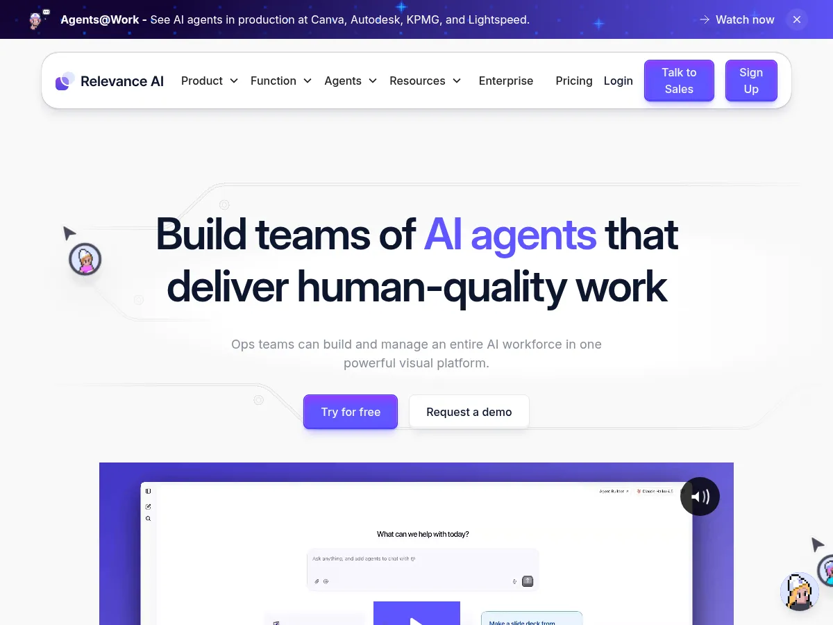 Relevance AI Screenshot