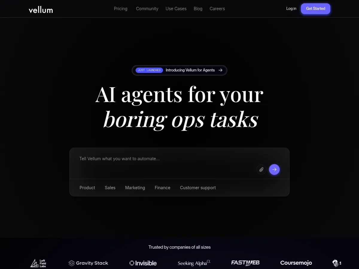 Vellum AI Screenshot