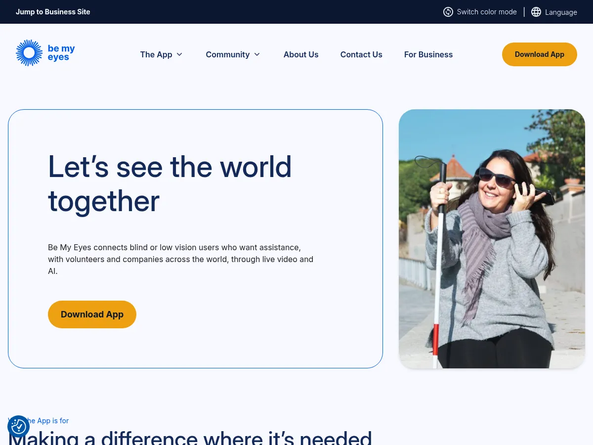 Be My Eyes (Be My AI) Screenshot