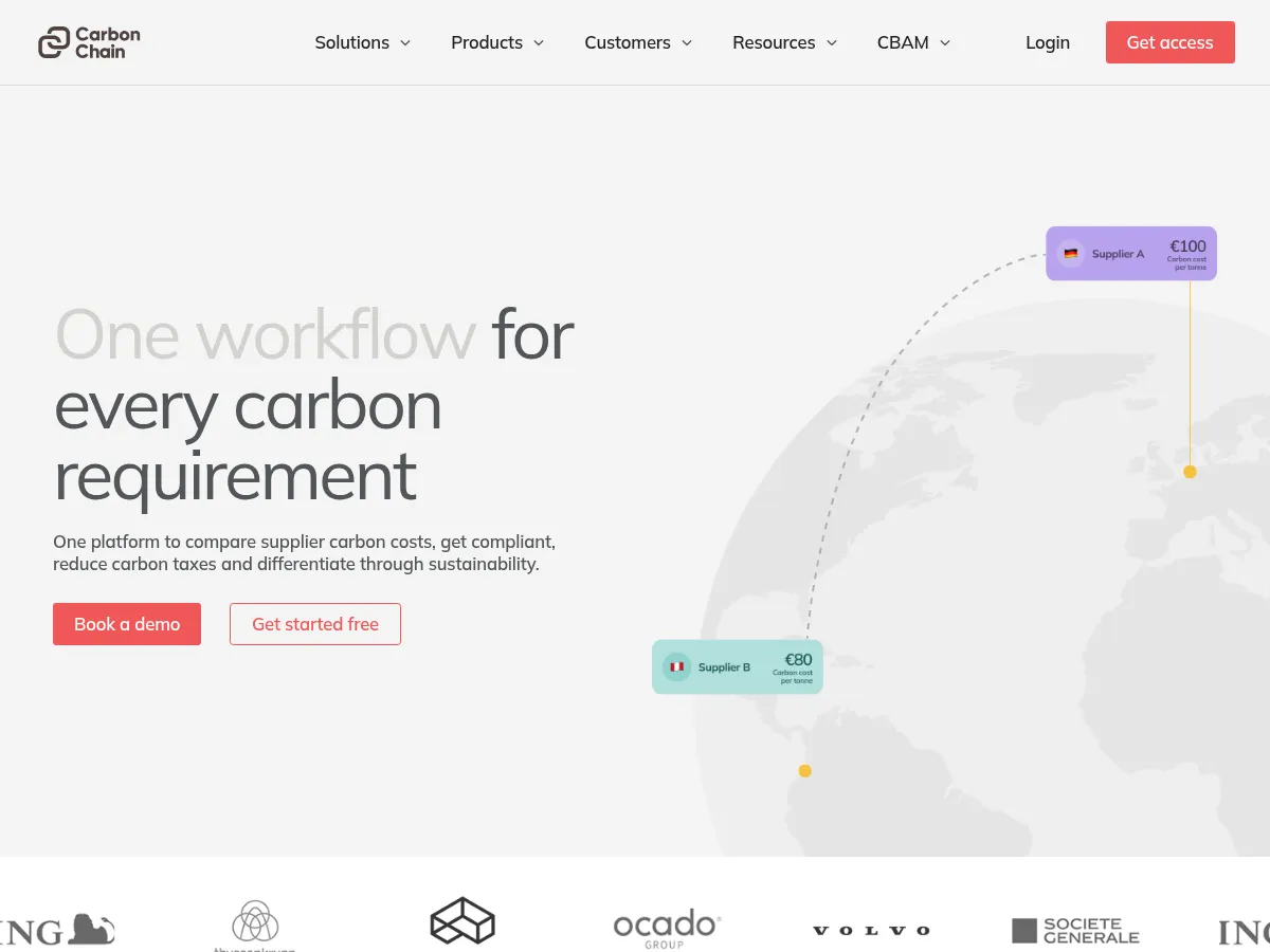 CarbonChain Screenshot