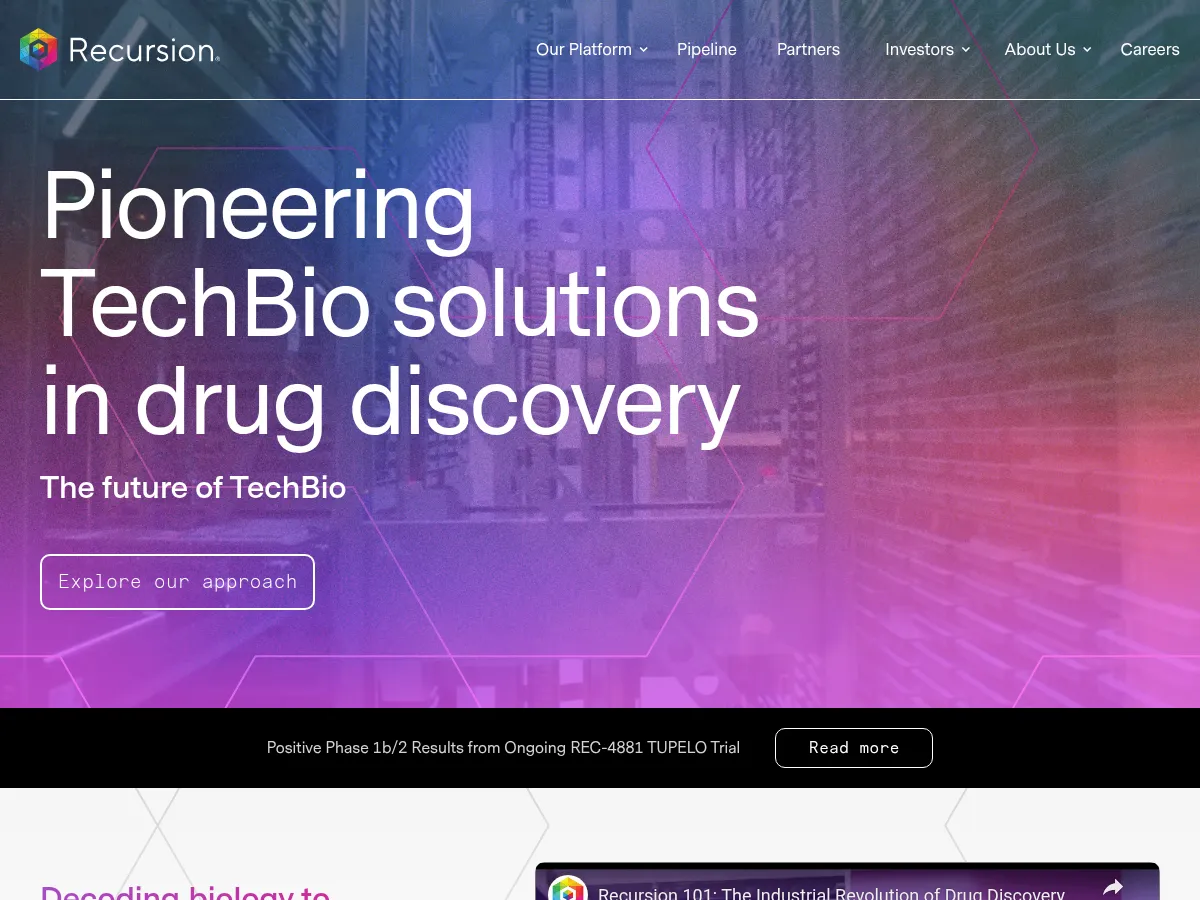 Recursion Pharmaceuticals Screenshot