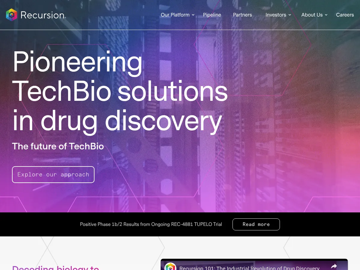 Exscientia Screenshot