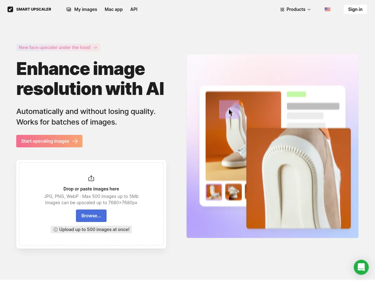 Icons8 Upscaler Screenshot