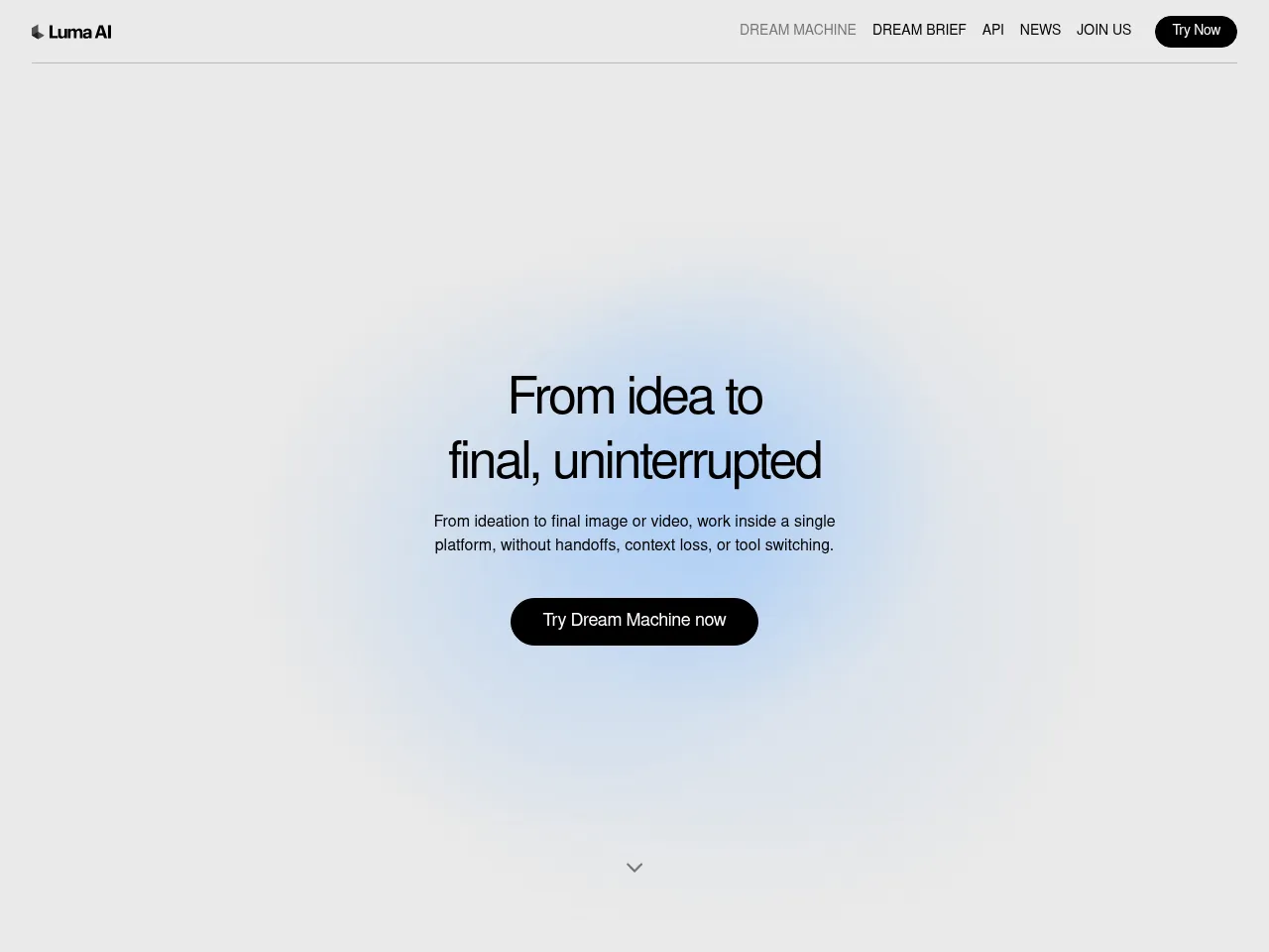 Luma Dream Machine Screenshot