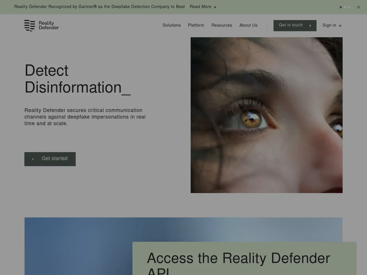 Reality Defender Screenshot