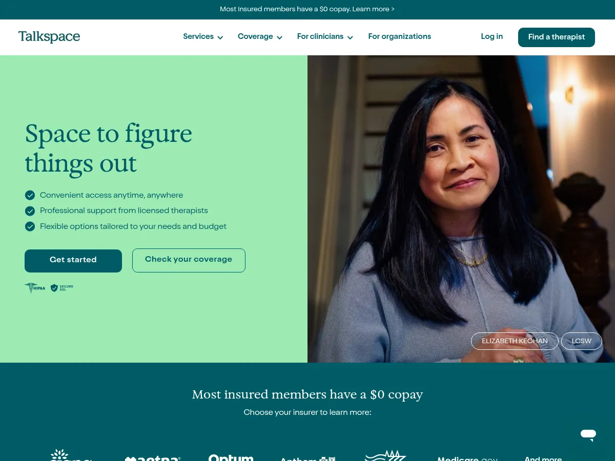 Talkspace Screenshot