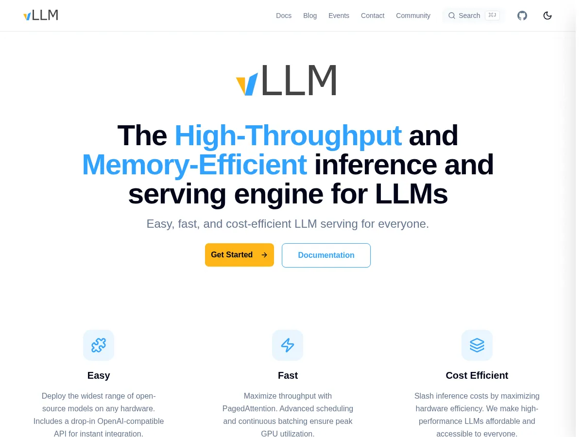 vLLM Screenshot